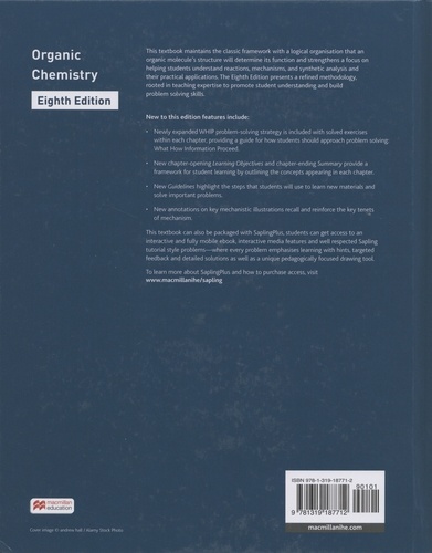 Organic Chemistry. Structure and Function 8th edition