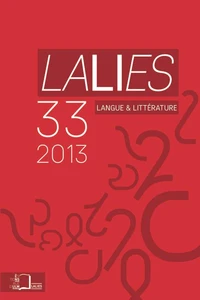 Lalies N° 33/2013