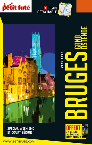 Bruges Ostende Gand  Edition 2024-2025 -  avec 1 Plan détachable