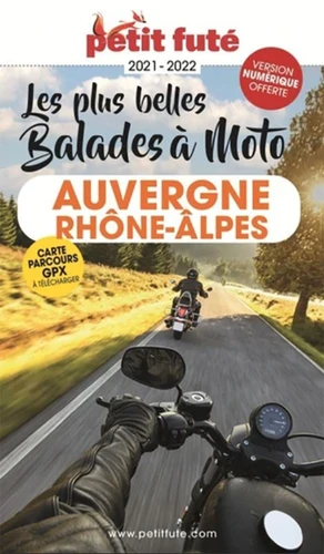 Couverture de Les plus belles balades à moto : Auvergne-Rhône-Alpes