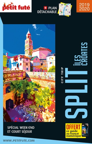 Split. Iles croates  Edition 2019-2020 -  avec 1 Plan détachable