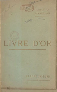 Escadron de Saint-Georges : livre d'or, guerre 1914-1918