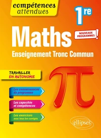 Mathématiques 1re tronc commun