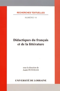 Didactiques du français et de la littérature
