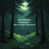 Wenn der Wald  schlafen geht –  Wer erwacht in der Nacht?