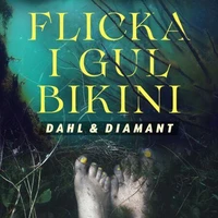 Flicka i gul bikini