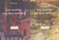  Pétrarque - Les remèdes aux deux fortunes 2 volumes : Volume 1, Texte et traduction. - Volume 2, Notes et commentaires, Edition bilingue français-latin.