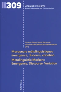 Marqueurs métalinguistiques : émergence, discours, variation