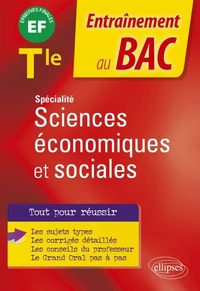 Spécialité Sciences économiques et sociales Tle
