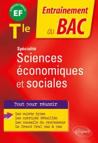 Terminale. Spécialité Sciences économiques et sociales