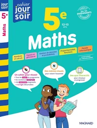 Maths 5e - Cahier Jour Soir