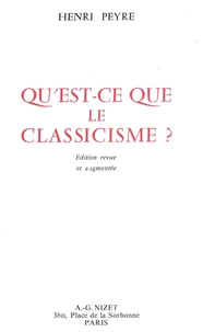 Qu'est-ce que le classicisme?