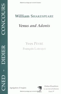 William Shakespeare, "Venus and Adonis"