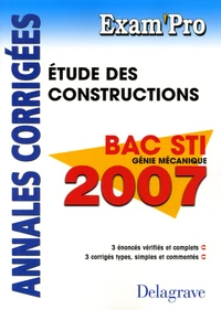 Etude de constructions Bac STI Génie mécanique
