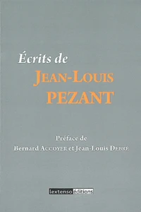 Ecrits de Jean-Louis Pezant