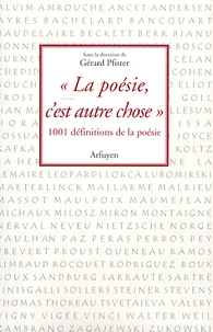 La poésie, c'est autre chose