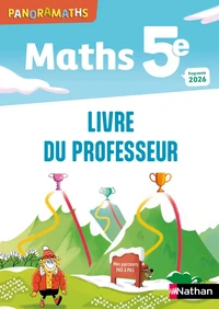 Panoramaths Mathématiques 5e - Livre du Professeur - 2026