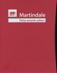  Pharmaceutical Press - Martindale - 2 Volumes, Drud Monographs ; Preparations Manufacturers Indexes.