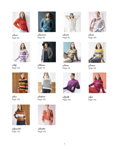Rayures & Cie. Tricoter les textures et les rayures. 26 modèles femme et leurs techniques
