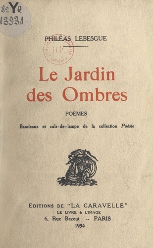 Le jardin des ombres. Bandeaux et culs-de-lampe de la collection Poésie