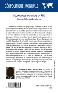 Géopolitique identitaire en rdc