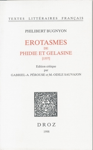 Les érotasmes de Phidie et Gelasine 1557]