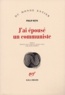 Philip Roth - J'Ai Epouse Un Communiste.