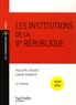 Philippe Ardant - Les institutions de la Ve République.