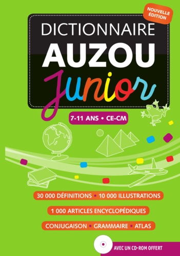 Dictionnaire Auzou junior. 7-11 ans  Edition 2013