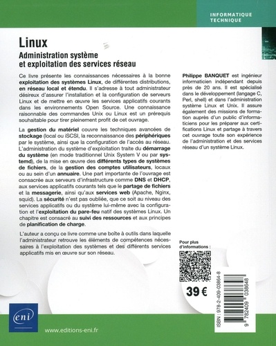 Linux. Administration système et exploitation des services réseau 5e édition
