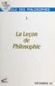 Philippe Barthélemy et Charles Coutel - La leçon de philosophie (2) - Décembre 92.
