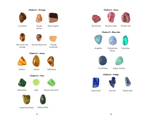 Le guide des pierres et cristaux. 360 pierres d'énergie et de soins