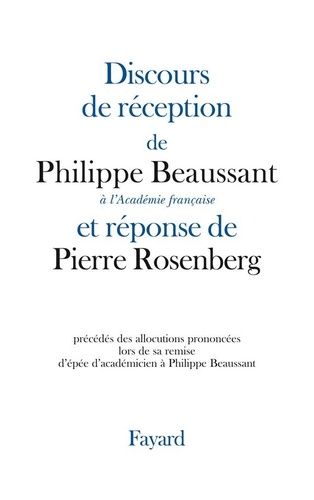 Discours de réception à l'Académie française