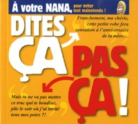 A votre nana, pour éviter tout malentendu !