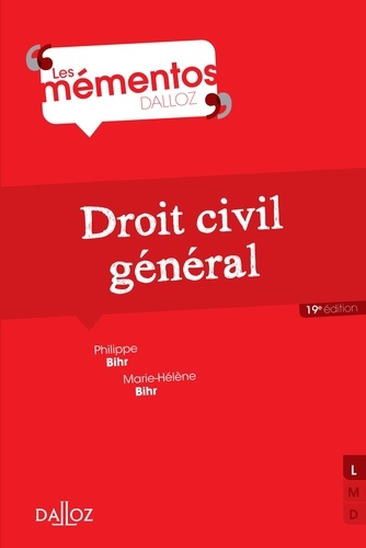Droit civil général 19e Edition 2013 - Occasion