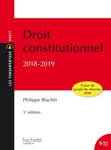 Droit constitutionnel  Edition 2018-2019