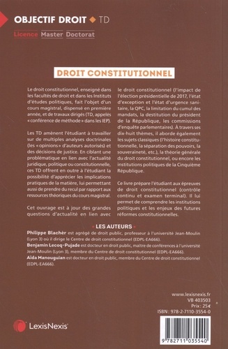 Droit constitutionnel 3e édition