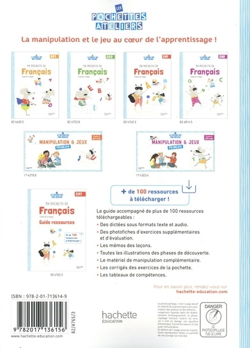 Ma pochette de français CM1 - Guide ressources de Philippe Bourgouint -  Grand Format - Livre - Decitre