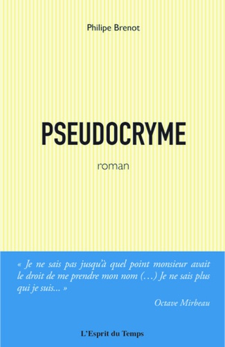 Philippe Brenot - Pseudocryme.