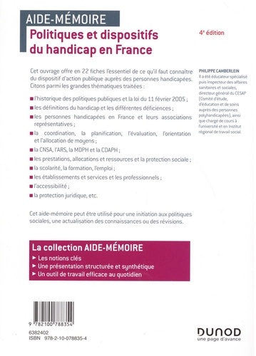 Politiques et dispositifs du handicap en France 4e édition
