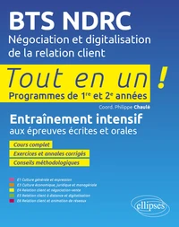 BTS NDRC Négociation et digitalisation de la relation client