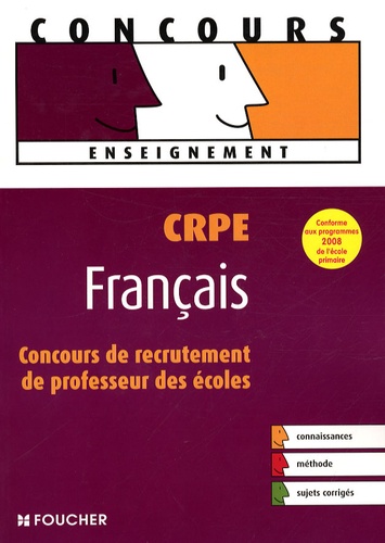 Philippe Clermont et Isabelle Lebrat - CRPE Français - Concours de recrutement de professeur des écoles.