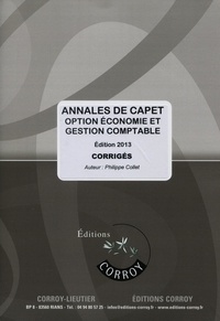 Philippe Collet - Annales de CAPET Economie et gestion option B - Corrigés.