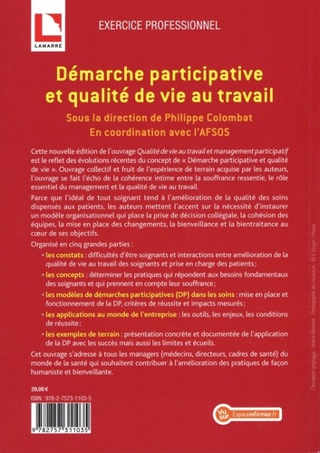 Démarche participative et qualité de vie au travail 2e édition
