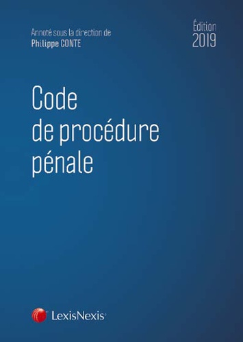 Code de procédure pénale  Edition 2019