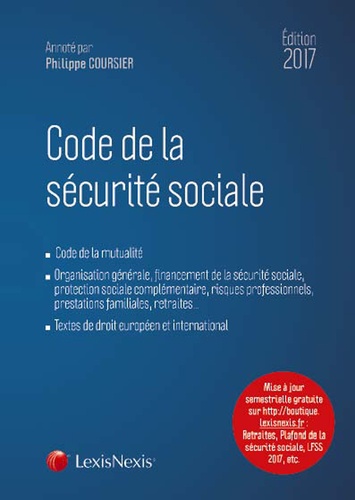 Philippe Coursier - Code de la sécurite sociale.
