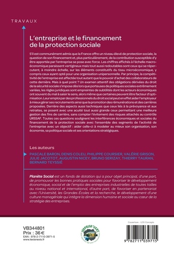 L'entreprise et le financement de la protection sociale