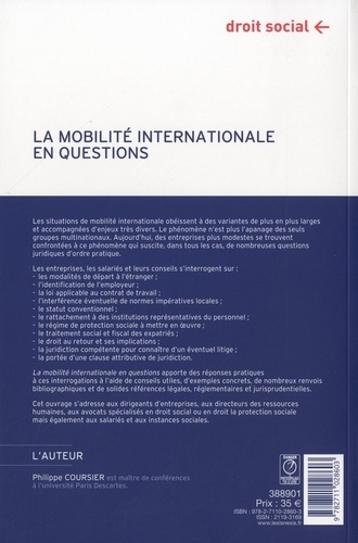 La mobilité internationale en questions
