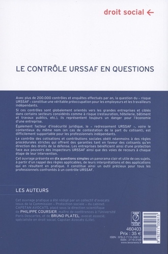 Le contrôle URSSAF en questions 3e édition