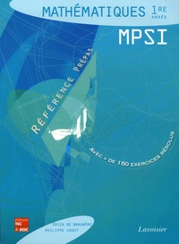 Philippe Crocy et Erick de Brauwère - Mathématiques 1e année MPSI.
